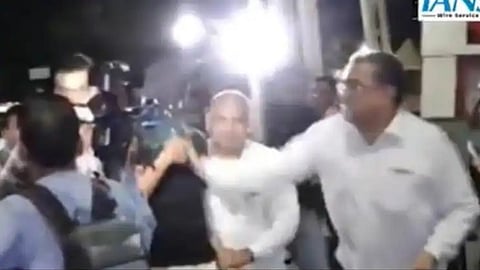 Man Slaps Accused 