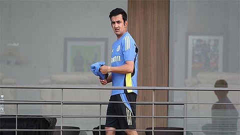 Head coach Gautam Gambhir