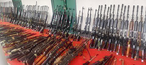 firearms recovered