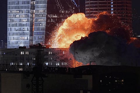 Iran's missile salvo came hours after Israel 