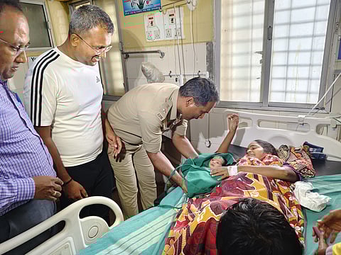 The mother, Maboobi, a resident of Bagalkot, had given birth to her child at 7 pm on Friday
