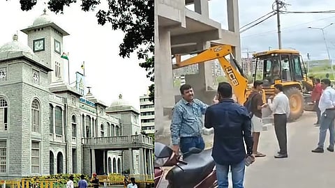 The demolition operation
