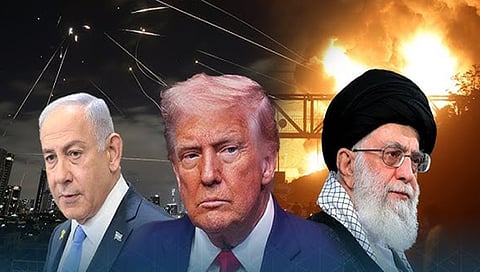 Benjamin Netanyahu-Donald Trump-Ali Khamenei