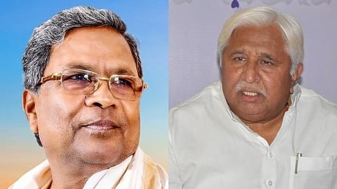 CM Siddaramaiah and HK Patil Casual Images