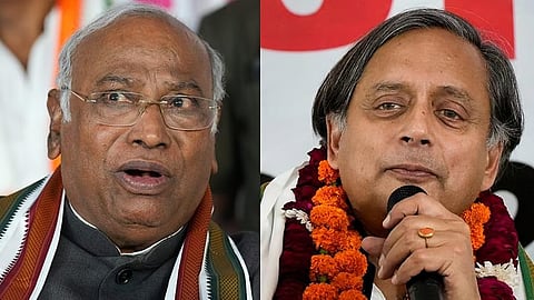 Mallikarjun Kharge - Shashi Tharoor