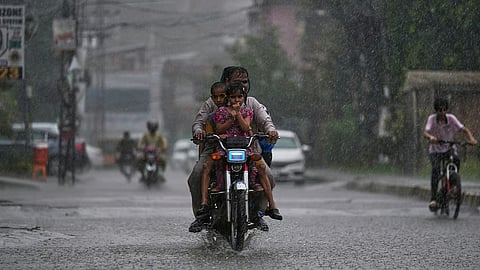 heavy rainfall, in Rawalpind