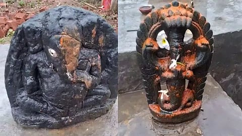 Lord Nagadeva statue 