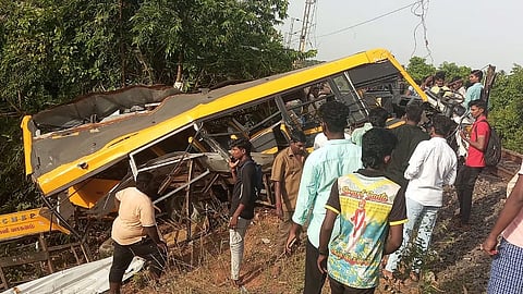 Cuddalore school van accident 