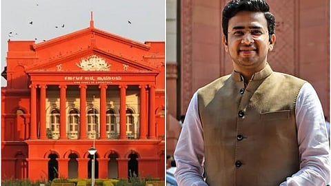 High Court and tejaswi surya  (File photo)
