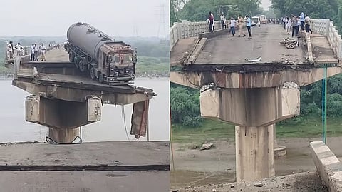 Gambhira Bridge connecting Anand and Vadodara collapsed