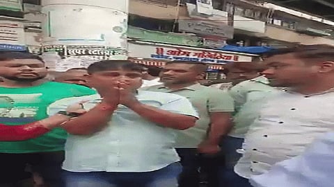 Beaten up auto Rickshaw driver