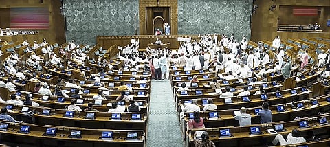 Lok Sabha and Rajya Sabha proceedings were adjourned till July 23 after protests by Opposition members.