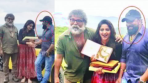 Jagadish Photo Pose with Actress Rachita ram, V Ravichandrean
