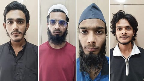 four arrested