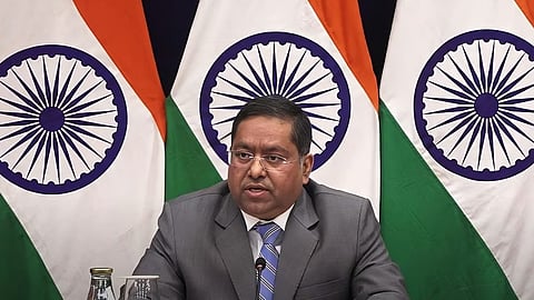 External Affairs Ministry spokesperson Randhir Jaiswal