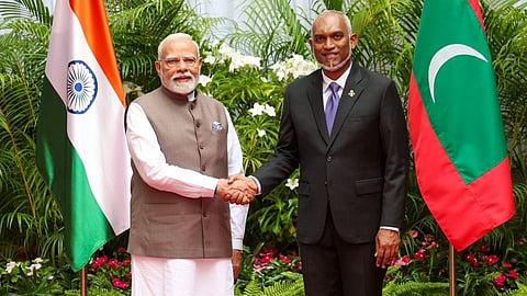 Narendra Modi-Maldivian President Mohamed Muizzu