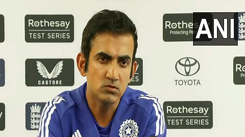 Indian head coach Gautam Gambhir 