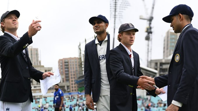 5th Test: ಟಾಸ್ ಗೆದ್ದ ಇಂಗ್ಲೆಂಡ್ ಬೌಲಿಂಗ್ ಆಯ್ಕೆ; ಭಾರತ ತಂಡಕ್ಕೆ ಆರಂಭಿಕ ಆಘಾತ; ತಂಡದಲ್ಲಿ 3 ಬದಲಾವಣೆ