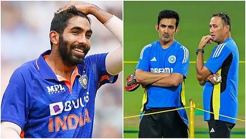 Jasprit Bumrah-Gautam Gambhir-Ajit Agarkar