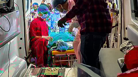 Girl taken for treatment (File photo)
