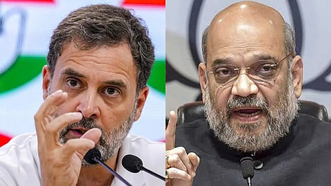 Rahul Gandhi and Amit sha