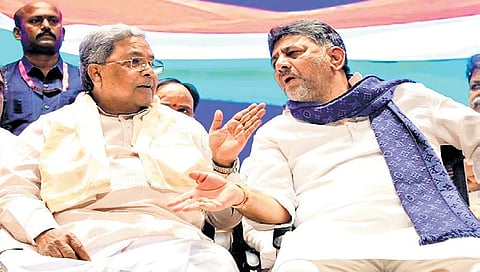 Siddaramaiah And Dk Shivakumar