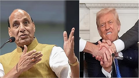 Rajnath Singh-Donald Trump