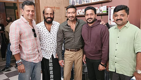Ajay Devgn with Su from So team