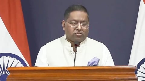 MEA spokesperson Randhir Jaiswal