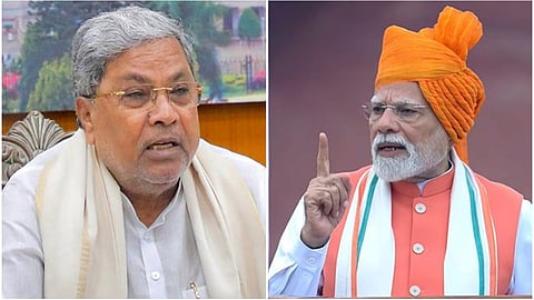 CM Siddaramaiah and PM Modi 