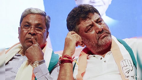 CM Siddaramaiah, DCM DK Shivakumar Casual Images