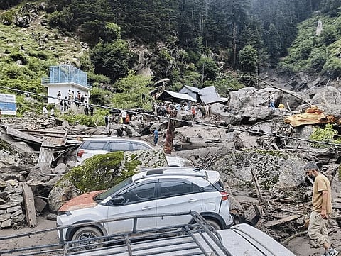 cloudburst in the Chashoti area