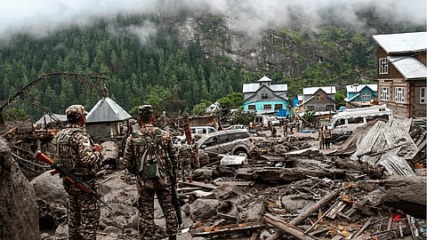 A day after a devastating cloudburst struck the remote Chositi village