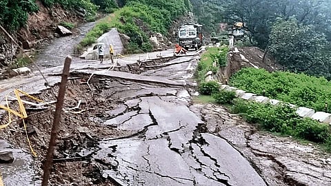 Cloudburst, in Kathua on Sunday.