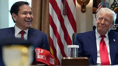  Marco Rubio with Trump