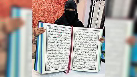 For the entire project, Sajila used 15 bottles of ink