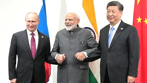 Modi, Putin and Xi Jinping
