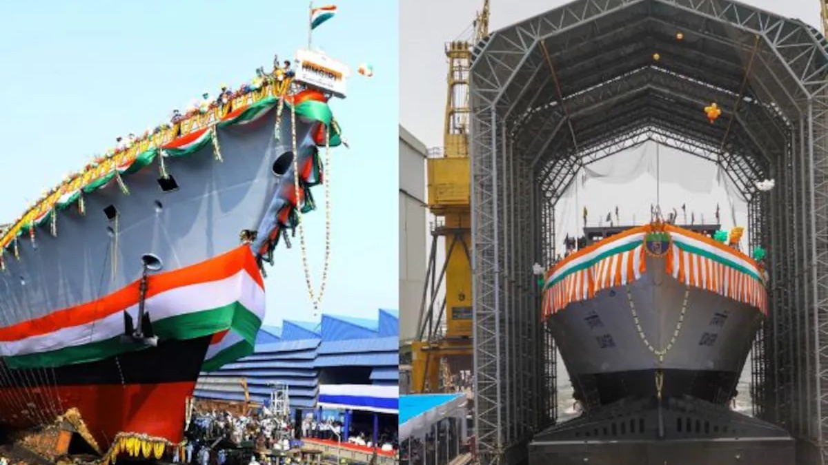 Indian Navy Commissions 2 Nilgiri-Class Frigates In Big Boost To Naval Power
