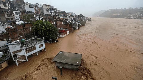 Rivers overflowed, the raging waters flattening everything in their way, and boulders, trees and rocks hurtled down slopes across Jammu region.