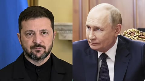 Volodymyr Zelenskyy and Putin
