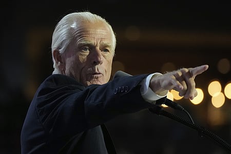 US President Donald Trump's trade advisor Peter Navarro