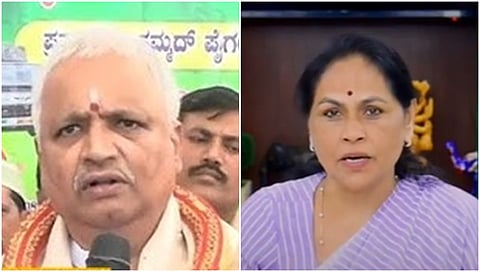 MLA BK Sangamesh and Shobha Karandlaje