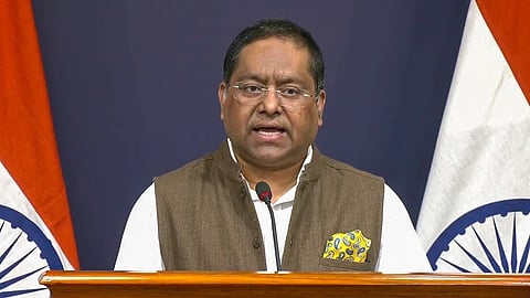 MEA spokesperson Randhir Jaiswal.