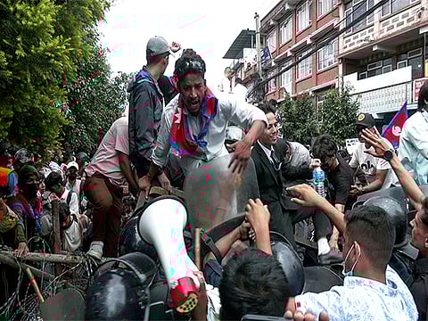 Nepal protest