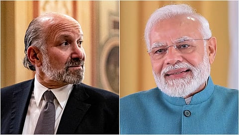 Howard Lutnick-Narendra Modi