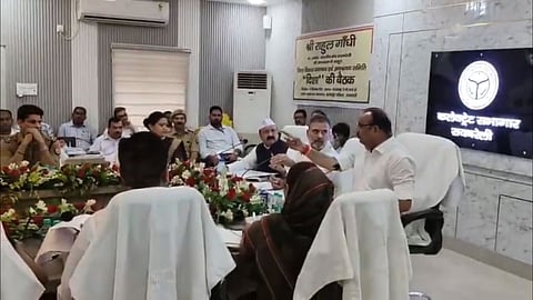 Rahul Gandhi, UP Minister Dinesh Pratap Singh