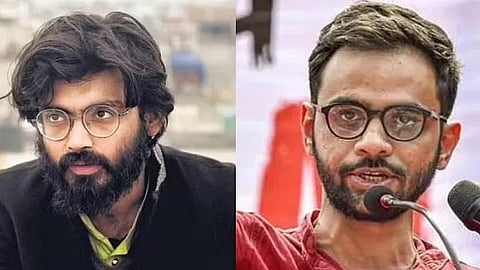 Student activists Sharjeel Imam and Umar Khalid 