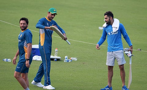 File photo of Mohammad Amir and Virat Kohli