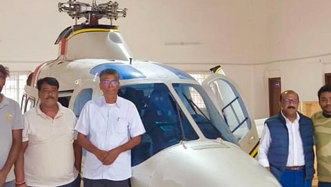 PWD Minister Satish Jarkiholi buys a new Helicopter