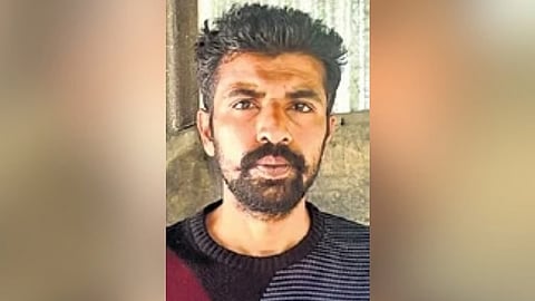 Prasanna alias Chandra, arrested by the Byadarahalli police for trying to kill his wife